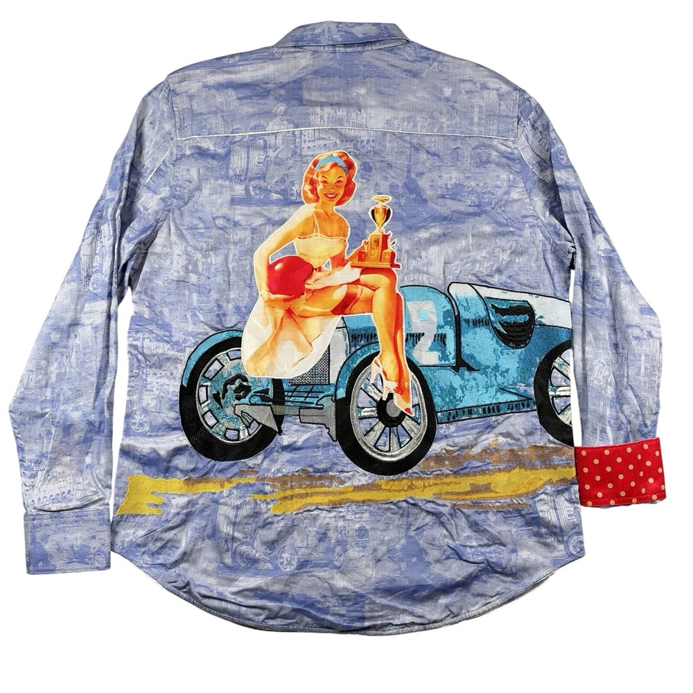 NEW Robert Graham SUMMER CRUISING Car Racing Limited Edition Shirt XL